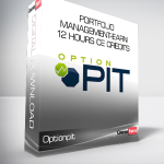 Optionpit - Portfolio Management-Earn 12 Hours CE Credits