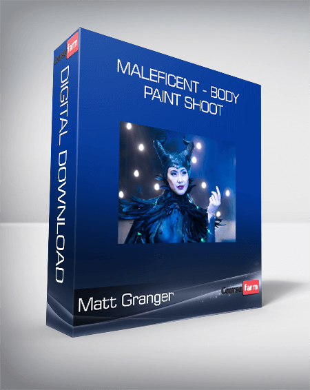 Matt Granger - Maleficent - Body Paint Shoot