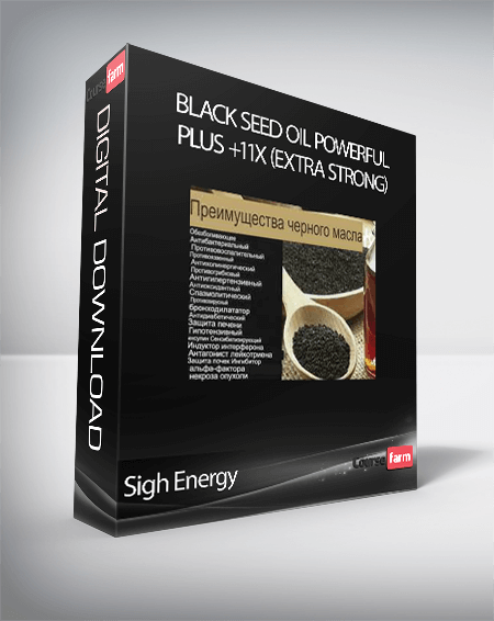 Sigh Energy - Black seed oil Powerful Plus +11x (Extra Strong)